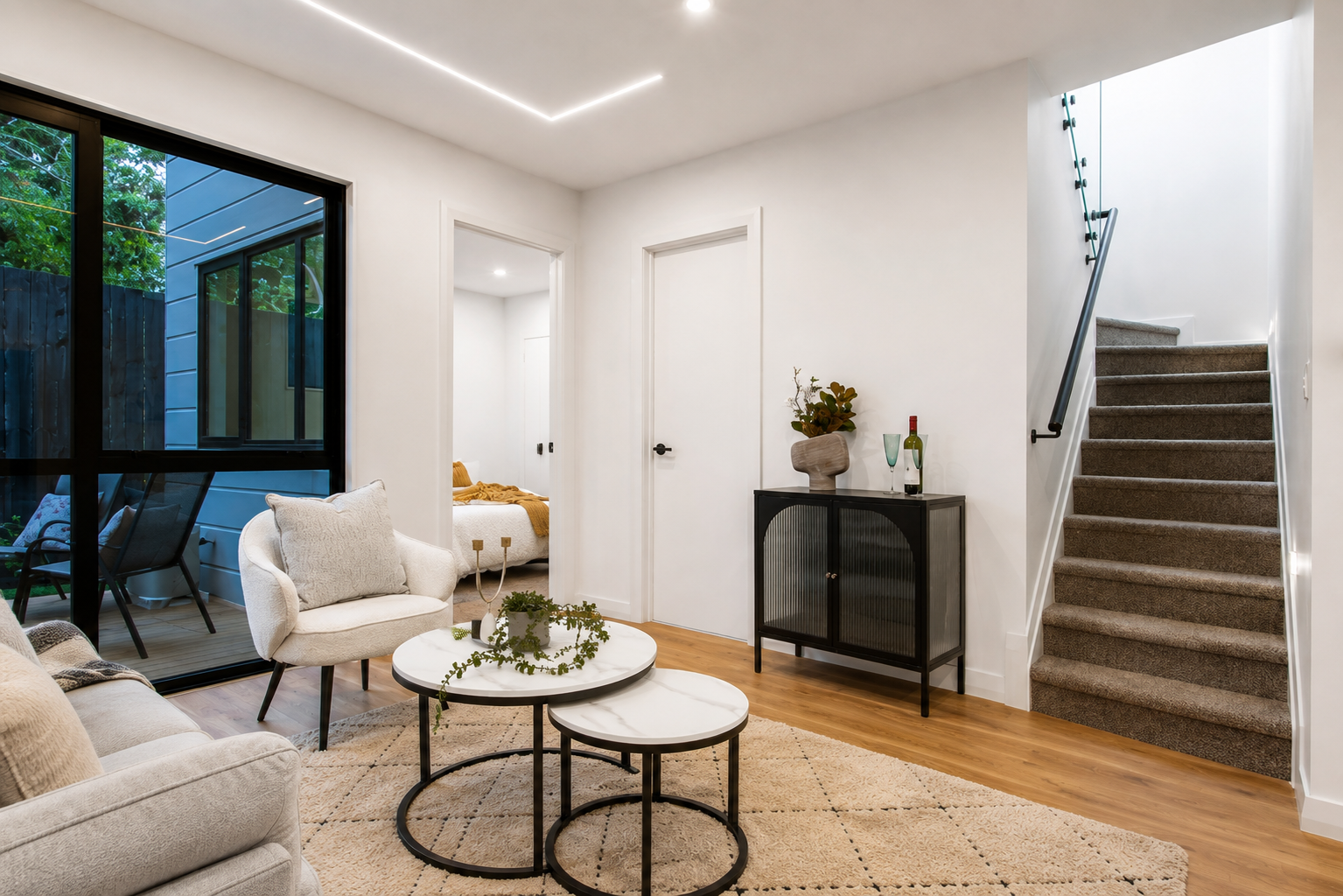 Recently completed development interior