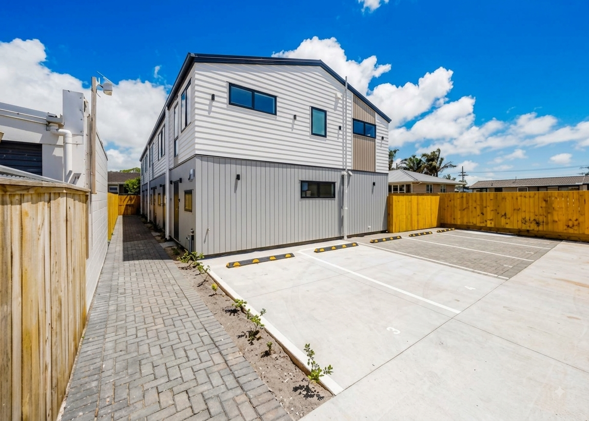 Albert Terraces residential development in Otahuhu
